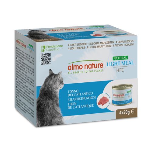 Almo Nature HFC Light Meal Natural Cat Lattina Multipack 4x50G