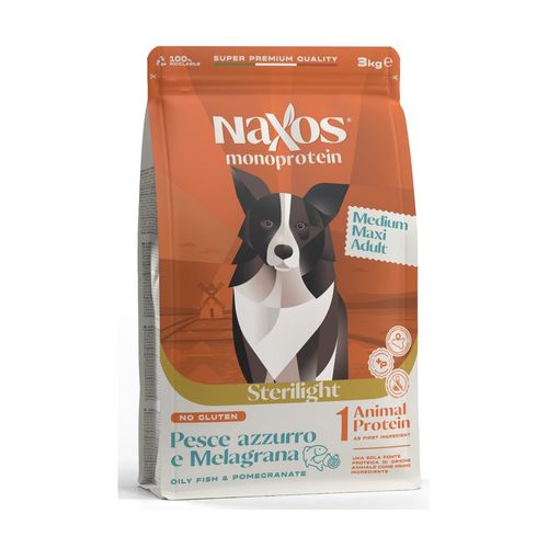 Naxos Monoprotein Medium Maxi Adult Sterilight Pesce Azzurro