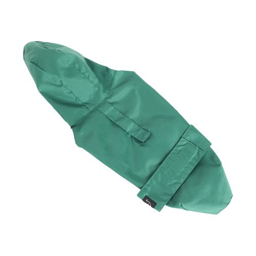 Lovedì Impermeabile Leggero per Cani Verde con Cappuccio