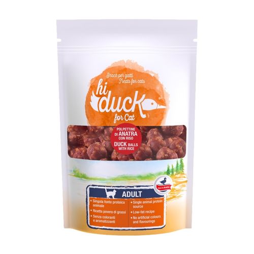 Hi Duck Snack Cat Polpettine con Anatra e Riso