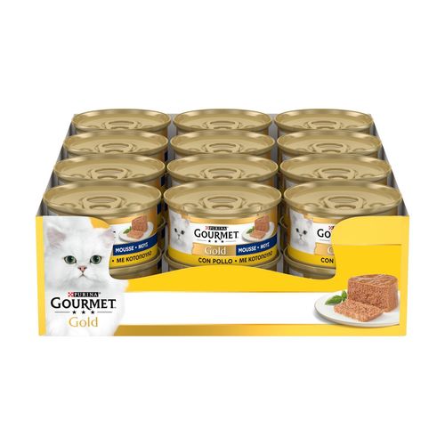 Gourmet Gold Mousse Lattina Multipack 24x85G