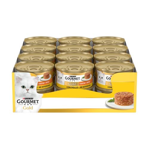 Gourmet Gold Tortini Cat Lattina Multipack 24x85G