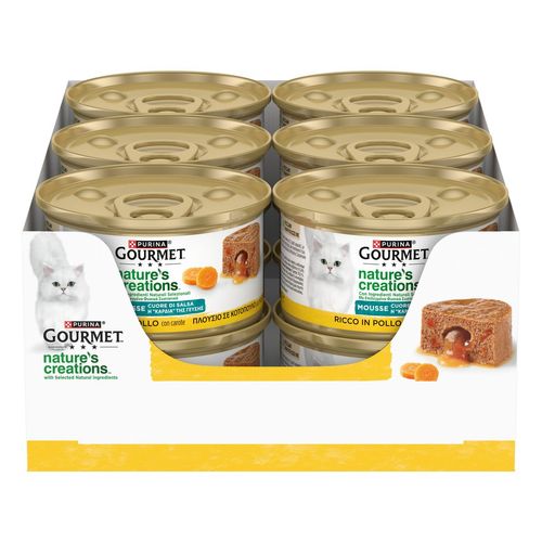 Gourmet Nature's Creations Mousse Cat Lattina Multipack 12x85G