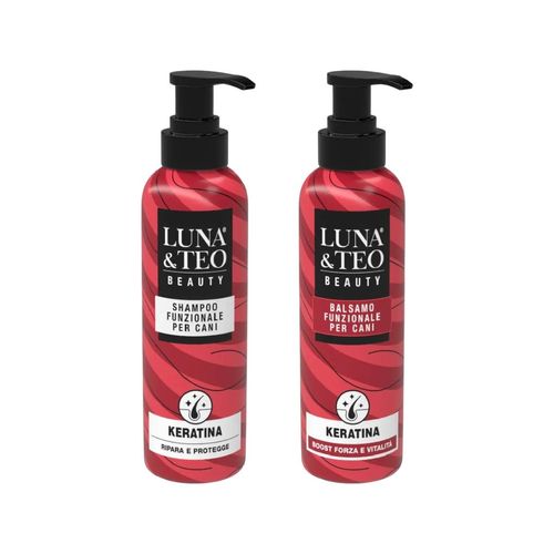 Set Prova 2x250ML Luna&Teo Dog Shampoo e Balsamo Keratina