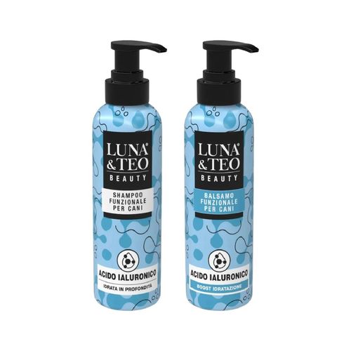 Set Prova 2x250ml Luna&Teo Dog Shampoo e Balsamo Acido Ialuronico