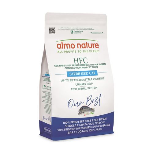Almo Nature Sterilised Cat HFC Our Best Spigola e Orata Fresche