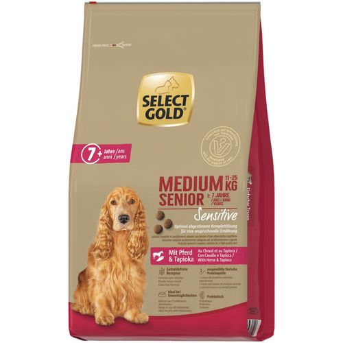 Select Gold Sensitive Medium Senior con Cavallo e Tapioca