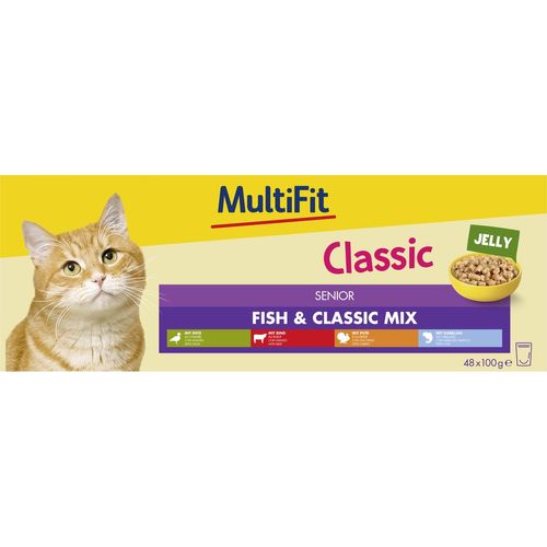 MultiFit Jelly Senior Busta Multipack 48x100G