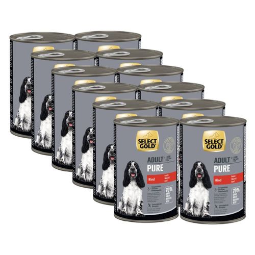 Kit Risparmio 12x400G Select Gold Pure Dog