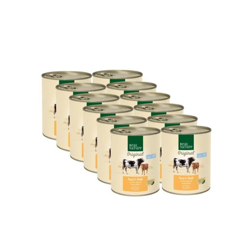 Kit Risparmio 12x800G Real Nature Dog Light Lattina