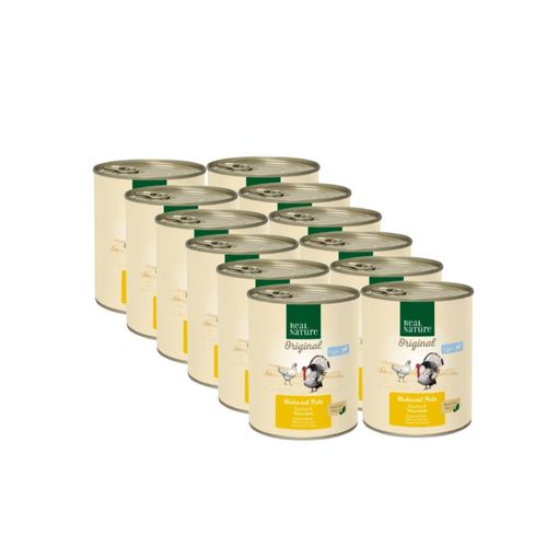 Kit Risparmio 12x800G Real Nature Dog Light Lattina