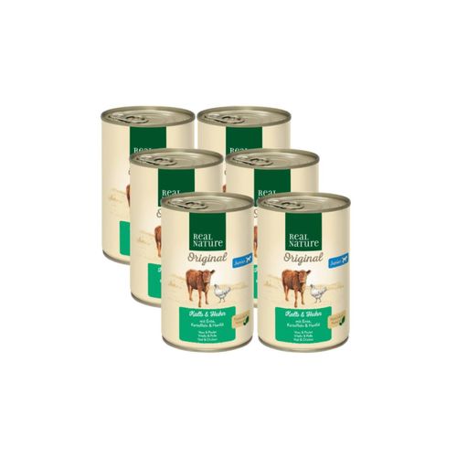 Kit Risparmio 6x400G Real Nature Puppy Lattina