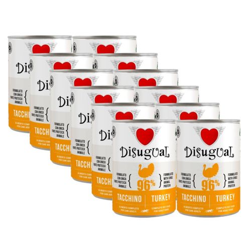 Kit Risparmio 12x400G Disugual Dog Monoprotein