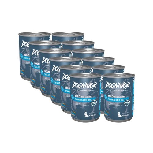 Kit Risparmio 12x400G Dognivor Dog Lattina