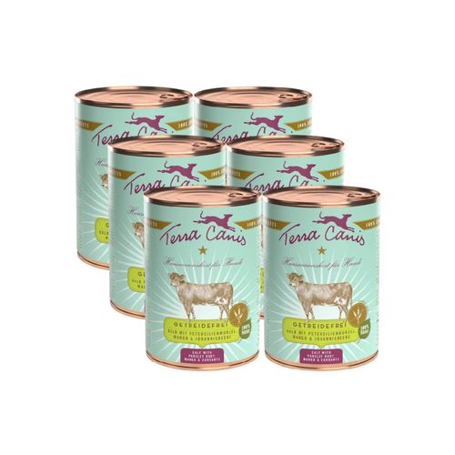 Kit Risparmio 6x400G Terra Canis Dog Grain Free Lattina
