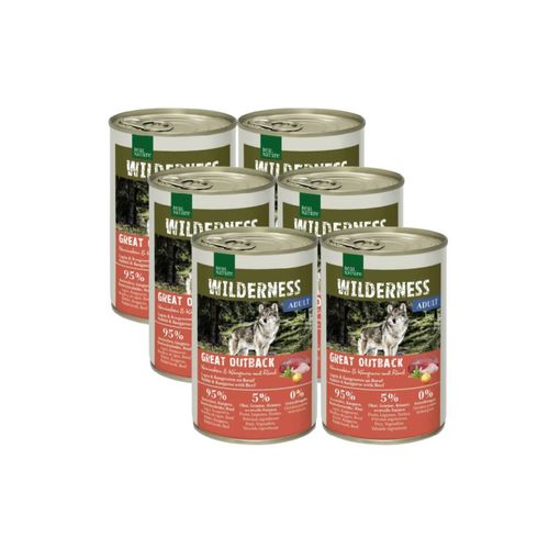 Kit Risparmio 6x400G Real Nature Wilderness Dog Lattina