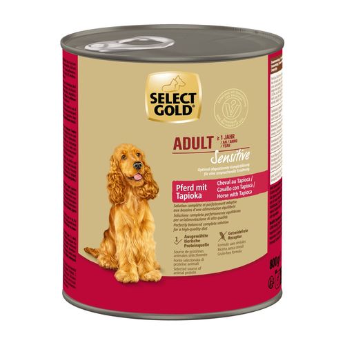 Select Gold Sensitive Dog Lattina 800G