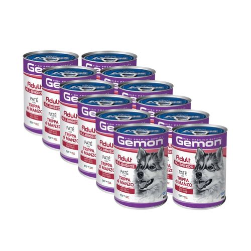 Kit Risparmio 12x400G Gemon Dog Adult All Breeds Lattina