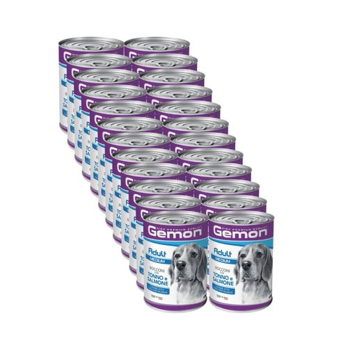 Kit Risparmio 24x415G Gemon Dog Medium Adult Lattina