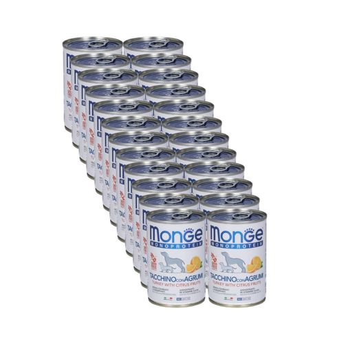 Kit Risparmio 24x400G Monge Monoprotein Dog Lattina