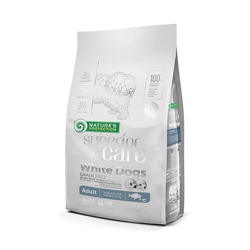 Nature's Protection White Dogs Adult Small&Mini Pesce Bianco