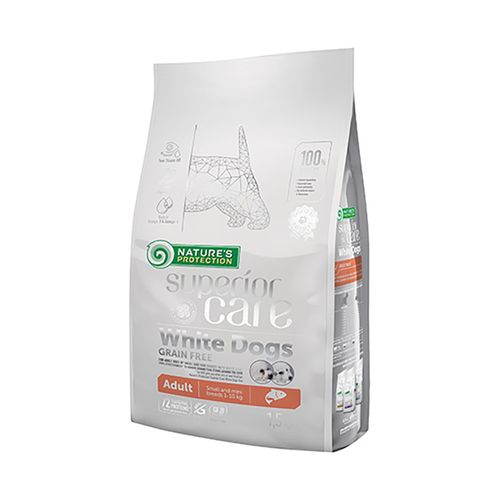Nature's Protection Adult Small White Dogs Salmone