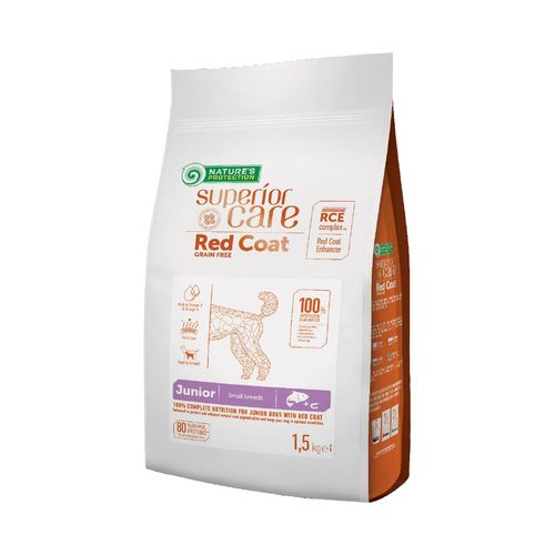 Nature's Protection Puppy Small Red Coat Salmone