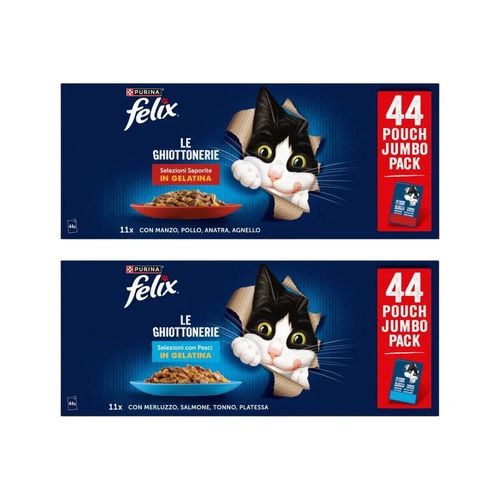 Kit Multigusto 88x85g Felix Le Ghiottonerie Cat Busta