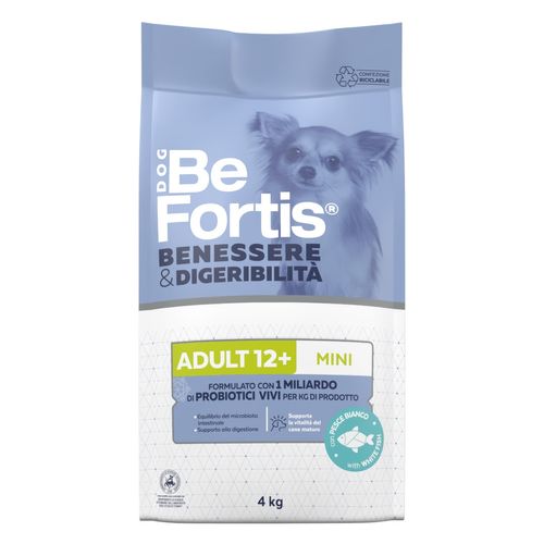 Befortis Dog Benessere & Digeribilità Adult Mini 12+ Pesce