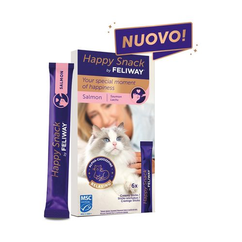 Feliway Happy Snack Cat Sticks Salmone