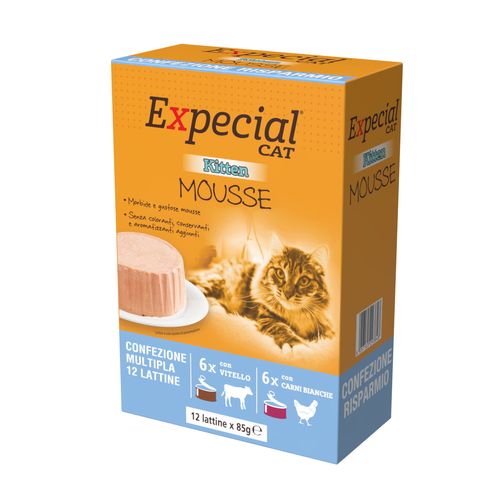 Expecial Kitten Mousse Lattina Multipack 12x85G