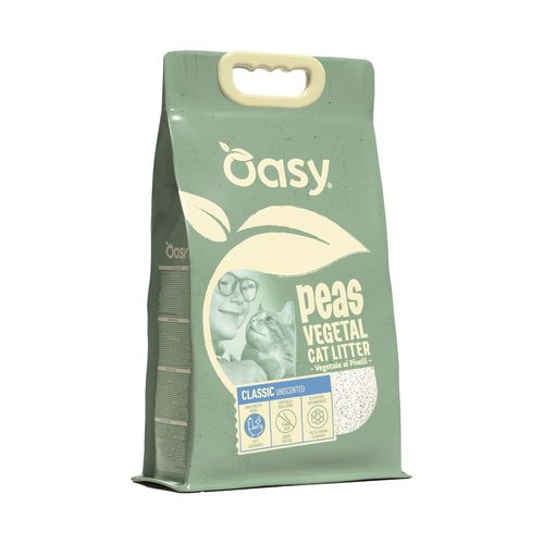Oasy Lettiera Vegetale Peas Classic Unscented