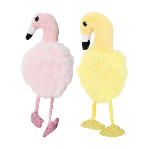 Kit Gioco Gatto Fenicottero Rosa e Giallo