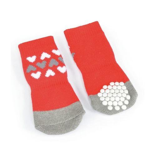 Camon Dog Calzine Antiscivolo Fantasia Cuori