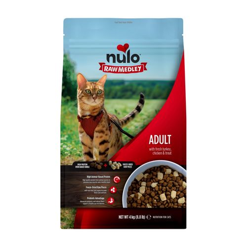 Nulo Cat Raw Medley Tacchino Pollo e Trota