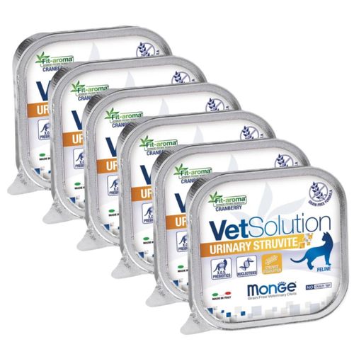 Monge Vet Solution Gatto Urinary Struvite Vaschetta 100G