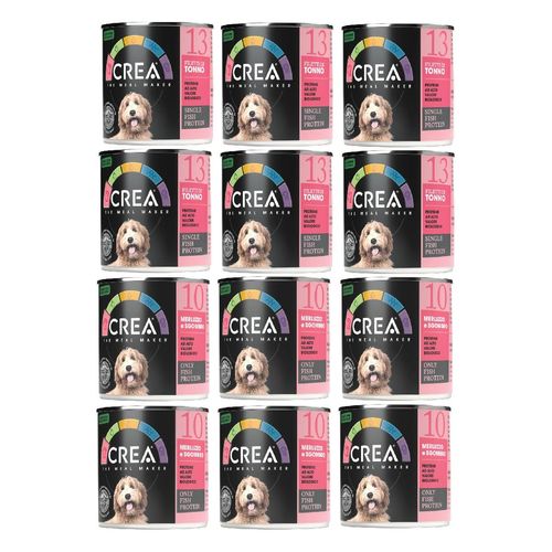Set Prova Multigusto 12x280G Crea Dog Lattina