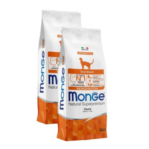 Monge Natural Superpremium Sterilised Cat Adult con Anatra