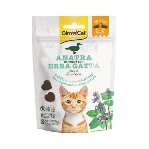 Gimcat Snack Cat Crunchy Anatra Catnip