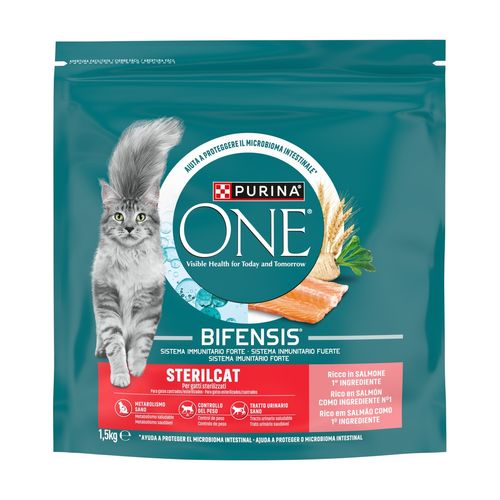 Purina One Gatto Sterilised Salmone e Frumento