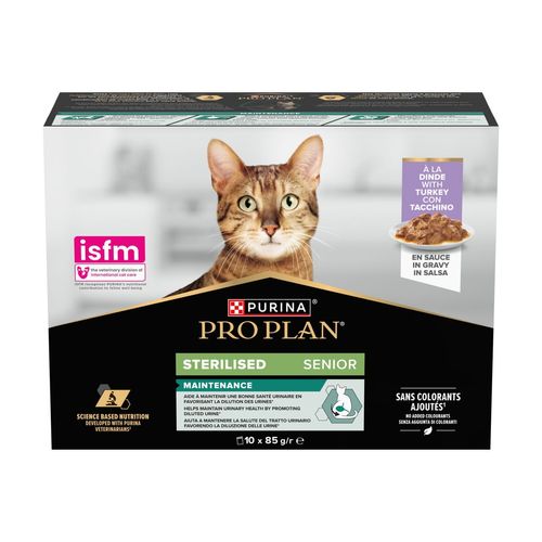 Purina Pro Plan Cat Senior Sterilised Maintenance Multipack 10x85G