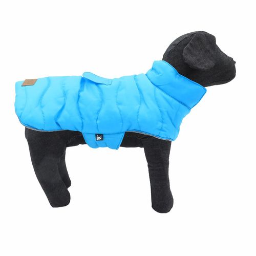 Yes! Giubbotto Impermeabile per Cani Eco Azzurro