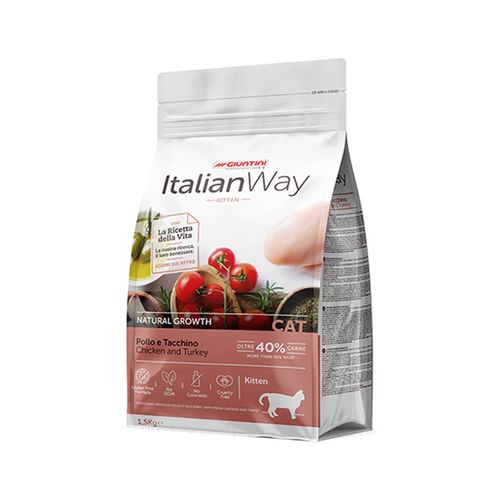 Italian Way Kitten Natural Growth Pollo e Tacchino