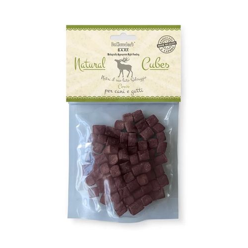 Dr Clauser's B.A.R.F Snack per Cani e Gatti Natural Cubes Cervo