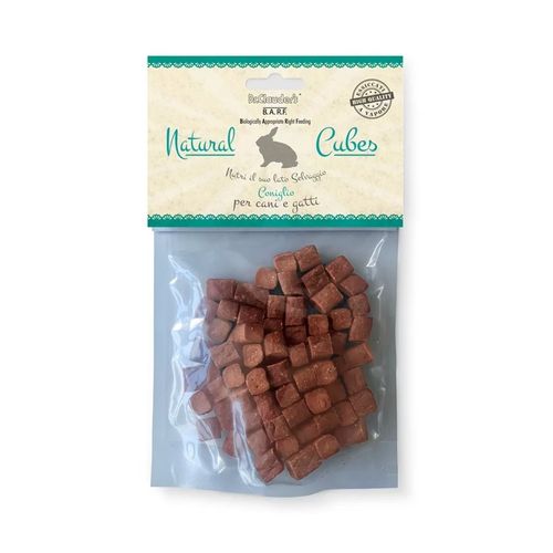 Dr Clauder's B.A.R.F Snack per Cani e Gatti Natural Cubes Coniglio