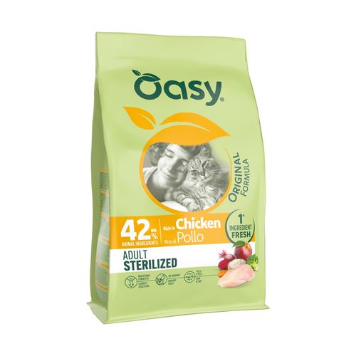 Oasy Cat Adult Sterilized Original Formula Pollo