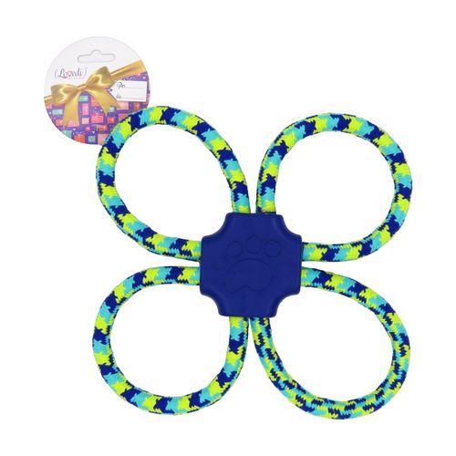 Lovedì Gioco Cane Natale Corda Quattro Anelli