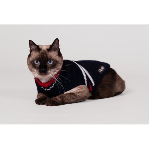 Lovedì Maglione Gatto Blu Navy