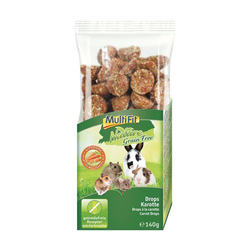 MultiFit Snack per Roditori Drops Mix Senza Cereali 140G