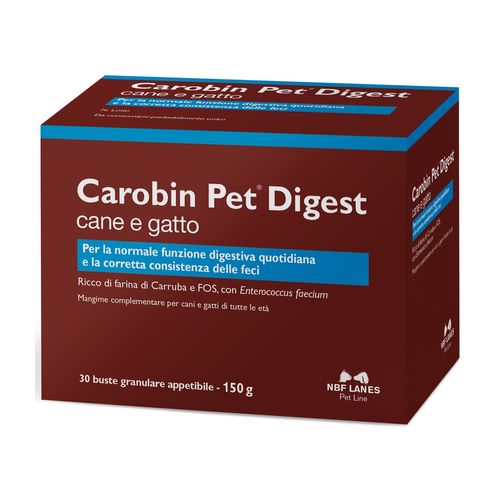 Carobin Pet Digest Granulare Appettibile Cane e Gatto